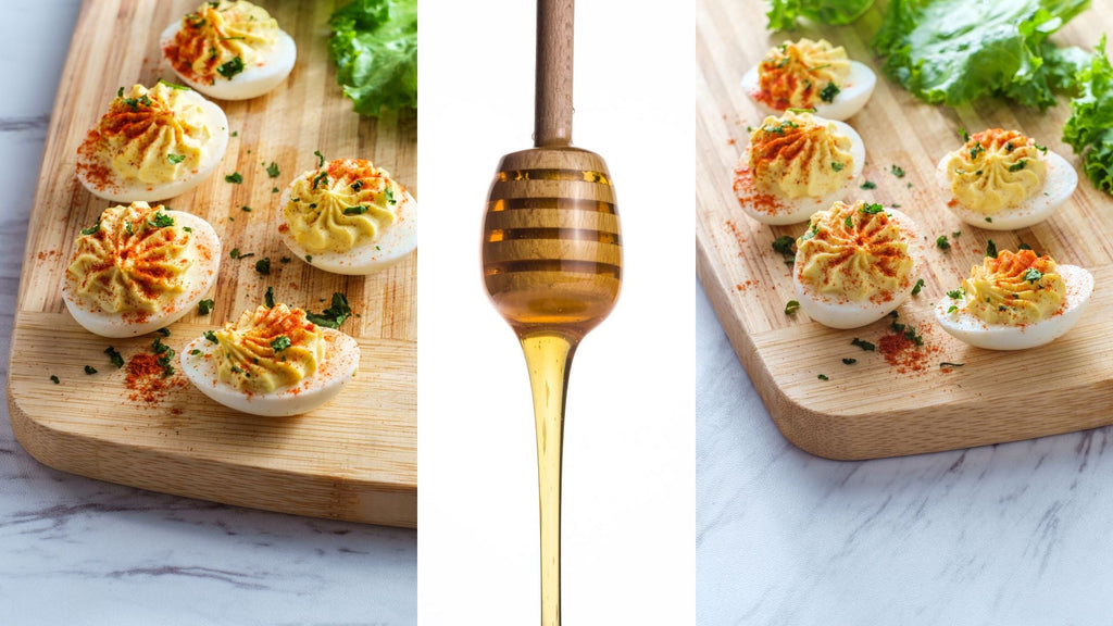 Honey Deviled Eggs: A classic dish with a new twist