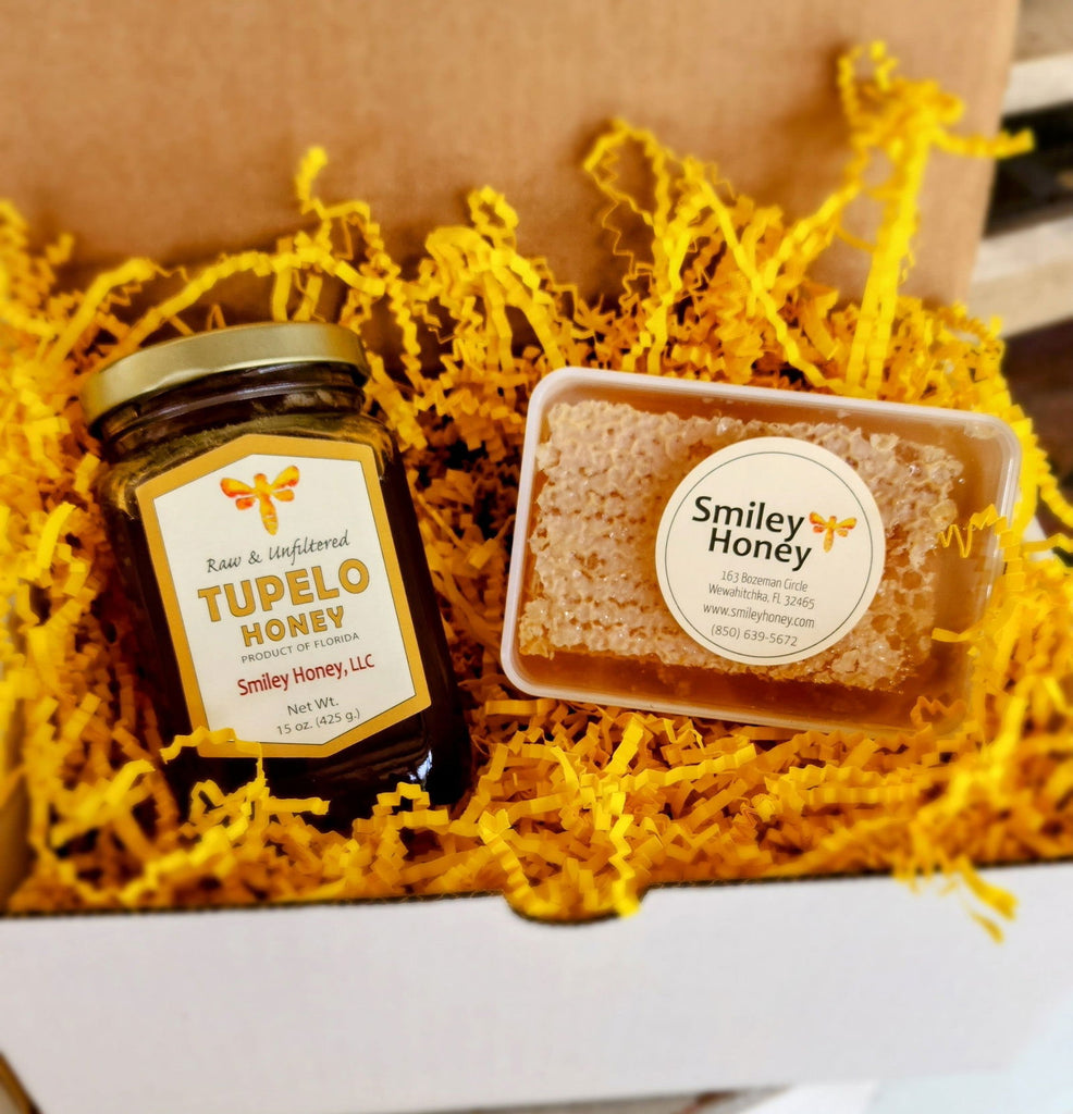 Tupelo Honey & Honeycomb Gift Box – Buy Premium Honey