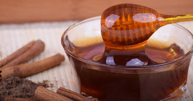 Blueberry and Honey in pot 