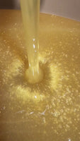 Premium Tupelo honey flowing