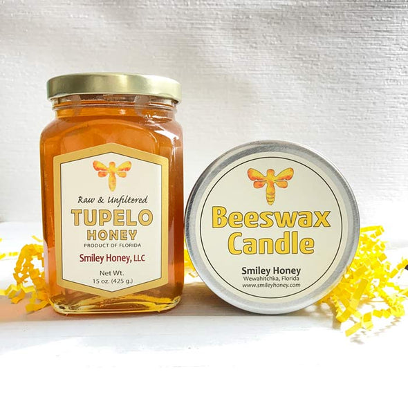Tupelo Honey and Beeswax Candle