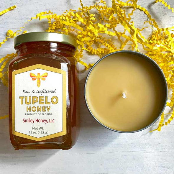 Tupelo Honey and Beeswax Candle